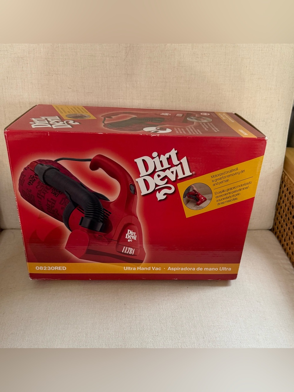 Dirt Devil Ultra Hand Vac 08230RED Corded Bagged Portable Handheld 4A